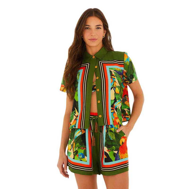 FARM Rio Bird Leaves Shirt image number 0